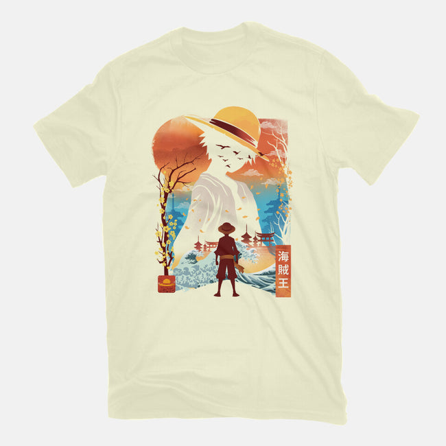 Ukiyo King Pirate-Mens-Premium-Tee-dandingeroz