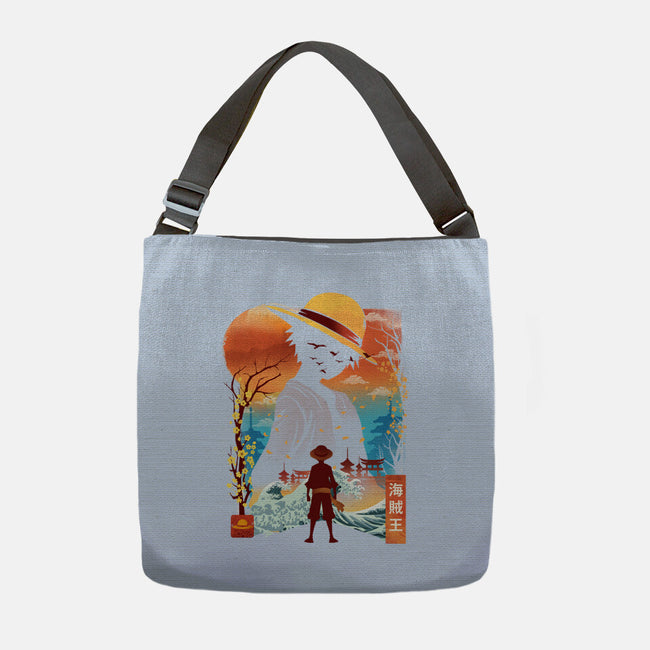 Ukiyo King Pirate-None-Adjustable Tote-Bag-dandingeroz
