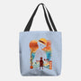 Ukiyo King Pirate-None-Basic Tote-Bag-dandingeroz