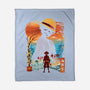 Ukiyo King Pirate-None-Fleece-Blanket-dandingeroz