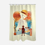 Ukiyo King Pirate-None-Polyester-Shower Curtain-dandingeroz
