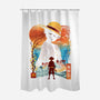 Ukiyo King Pirate-None-Polyester-Shower Curtain-dandingeroz