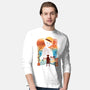 Ukiyo King Pirate-Mens-Long Sleeved-Tee-dandingeroz