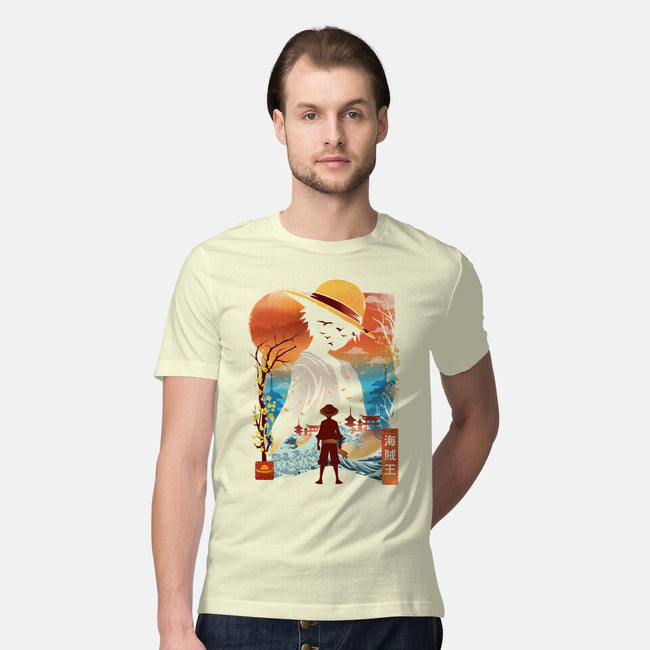 Ukiyo King Pirate-Mens-Premium-Tee-dandingeroz