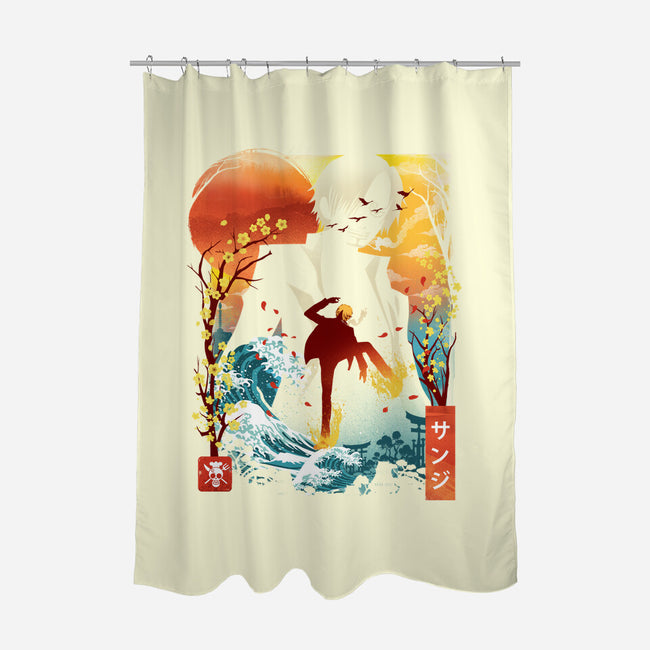 Ukiyo Mr. Prince-None-Polyester-Shower Curtain-dandingeroz