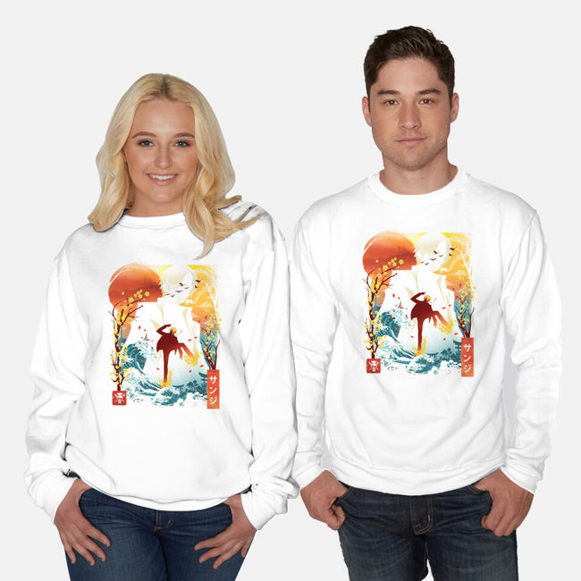 Ukiyo Mr. Prince-Unisex-Crew Neck-Sweatshirt-dandingeroz