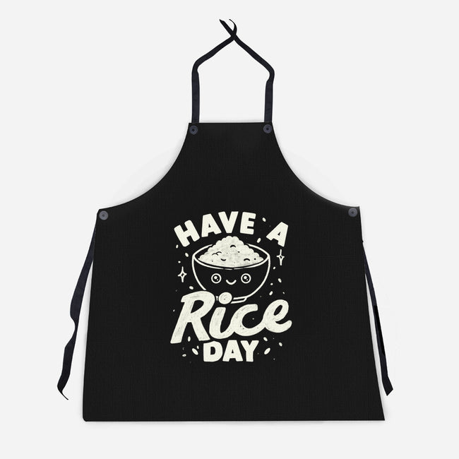 Have A Rice Day-Unisex-Kitchen-Apron-tobefonseca