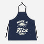 Have A Rice Day-Unisex-Kitchen-Apron-tobefonseca