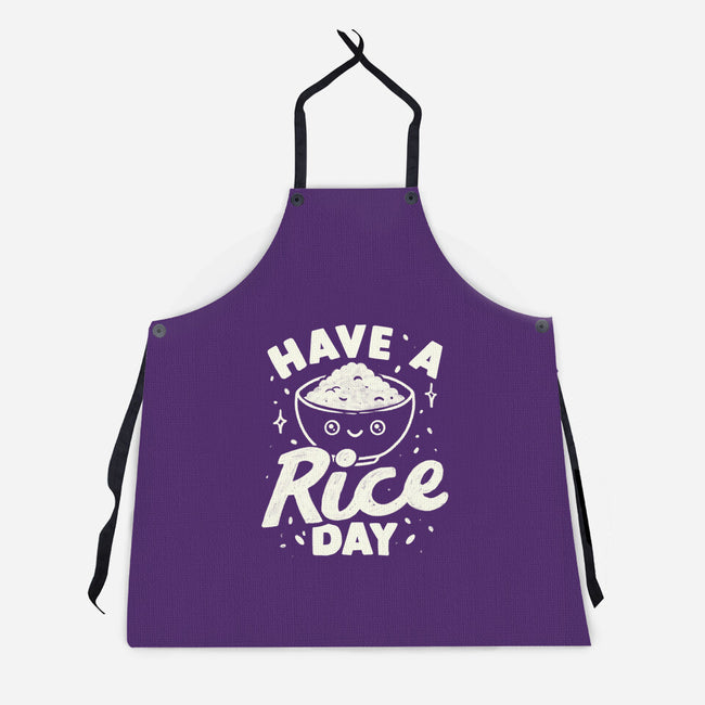 Have A Rice Day-Unisex-Kitchen-Apron-tobefonseca