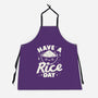 Have A Rice Day-Unisex-Kitchen-Apron-tobefonseca