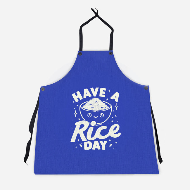 Have A Rice Day-Unisex-Kitchen-Apron-tobefonseca