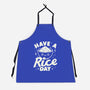 Have A Rice Day-Unisex-Kitchen-Apron-tobefonseca