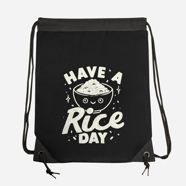 Have A Rice Day-None-Drawstring-Bag-tobefonseca