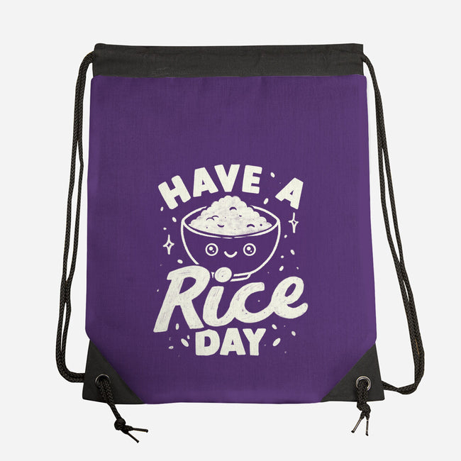 Have A Rice Day-None-Drawstring-Bag-tobefonseca