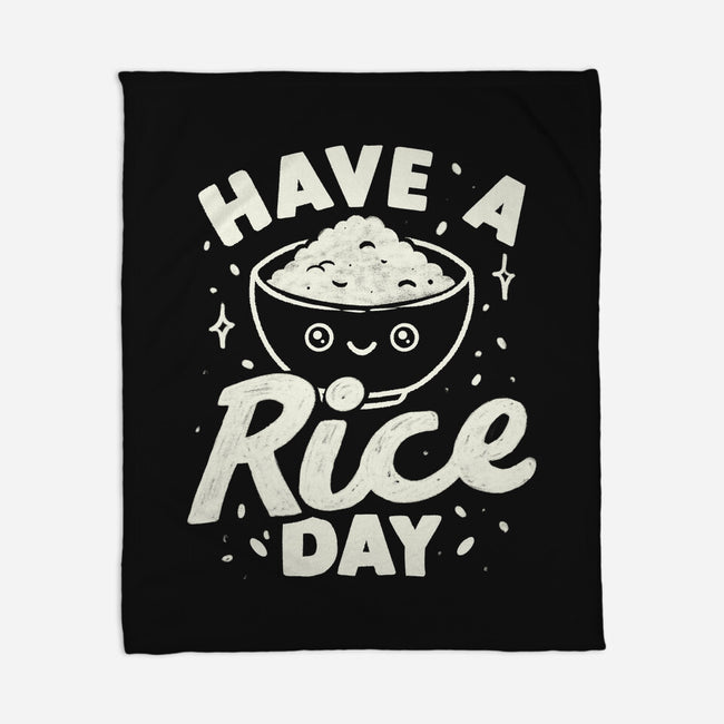 Have A Rice Day-None-Fleece-Blanket-tobefonseca