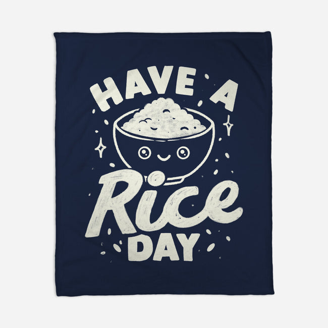 Have A Rice Day-None-Fleece-Blanket-tobefonseca