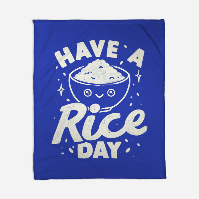 Have A Rice Day-None-Fleece-Blanket-tobefonseca