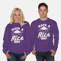 Have A Rice Day-Unisex-Crew Neck-Sweatshirt-tobefonseca