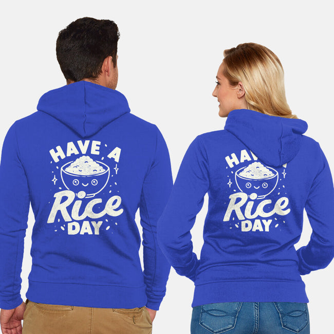 Have A Rice Day-Unisex-Zip-Up-Sweatshirt-tobefonseca