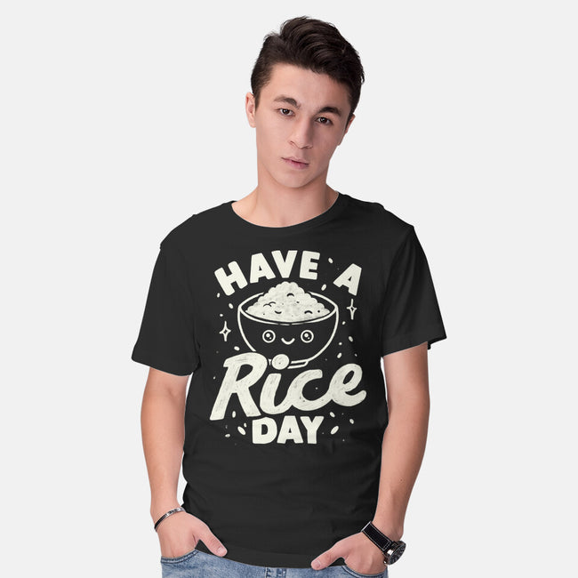 Have A Rice Day-Mens-Basic-Tee-tobefonseca