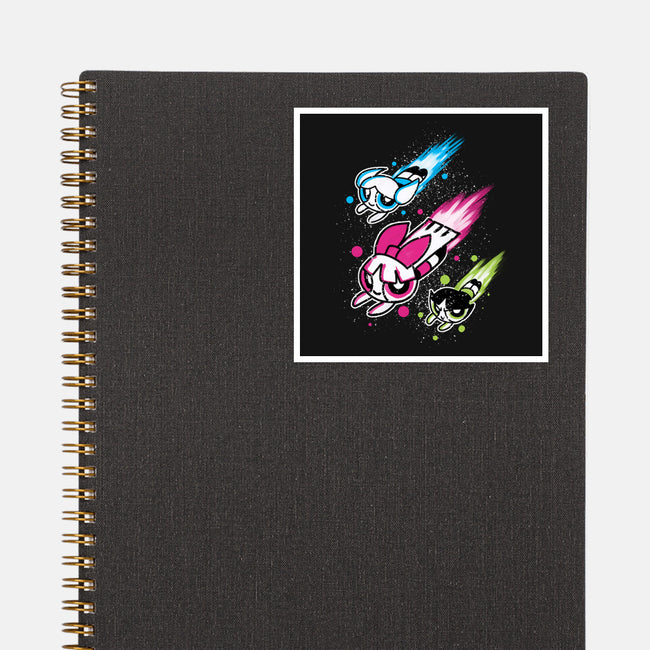 Super Color Girls-None-Glossy-Sticker-nickzzarto
