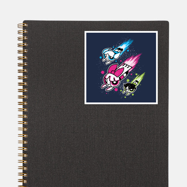 Super Color Girls-None-Glossy-Sticker-nickzzarto