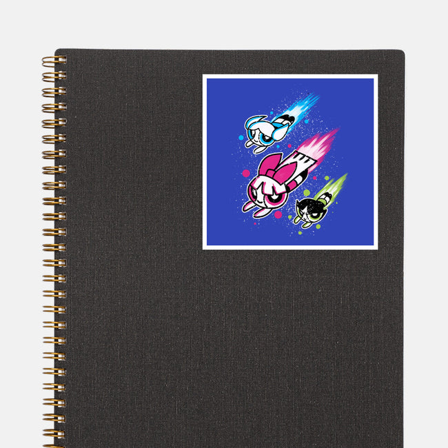 Super Color Girls-None-Glossy-Sticker-nickzzarto