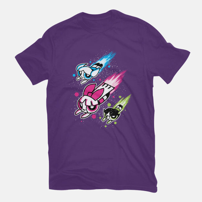 Super Color Girls-Womens-Fitted-Tee-nickzzarto