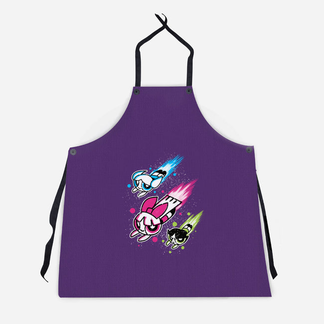 Super Color Girls-Unisex-Kitchen-Apron-nickzzarto
