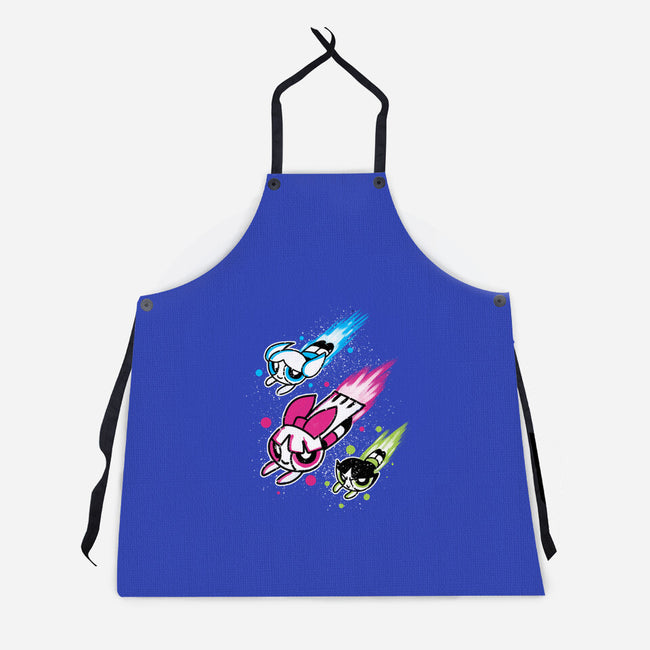 Super Color Girls-Unisex-Kitchen-Apron-nickzzarto