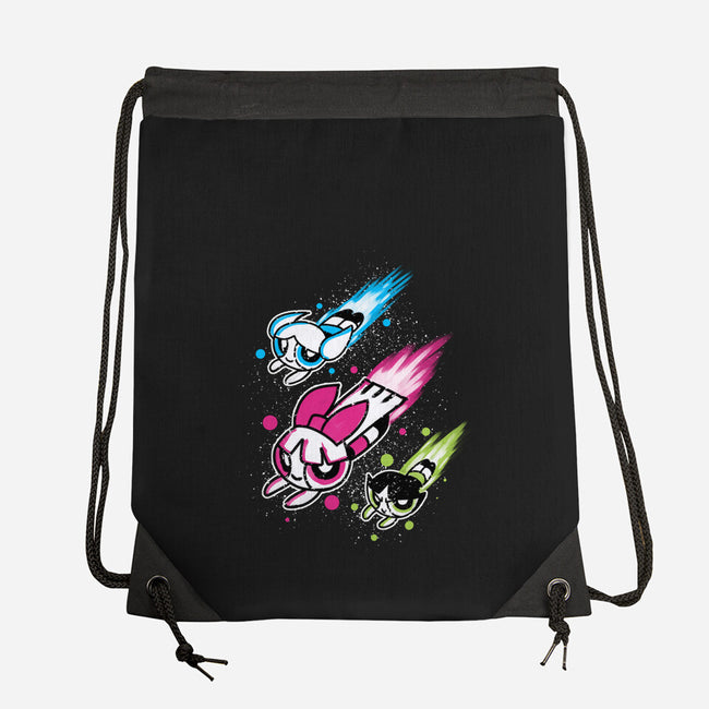 Super Color Girls-None-Drawstring-Bag-nickzzarto