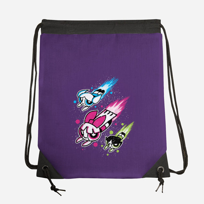 Super Color Girls-None-Drawstring-Bag-nickzzarto