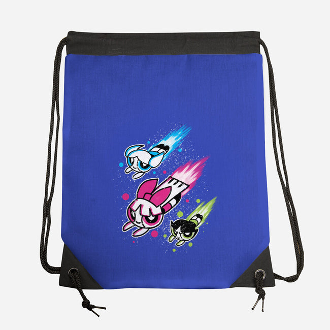 Super Color Girls-None-Drawstring-Bag-nickzzarto