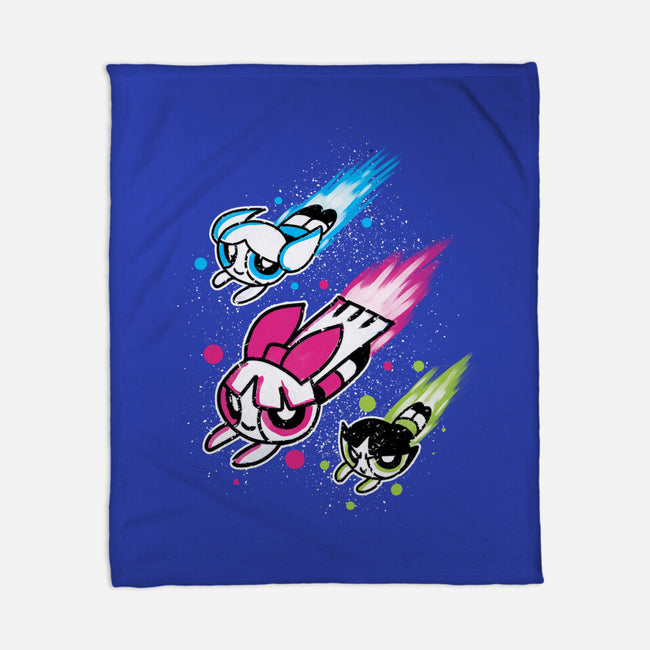 Super Color Girls-None-Fleece-Blanket-nickzzarto