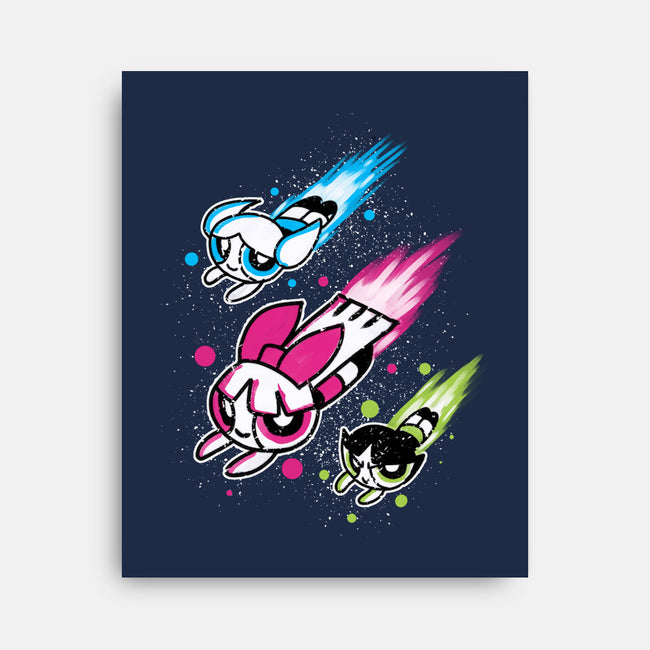 Super Color Girls-None-Stretched-Canvas-nickzzarto