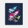 Super Color Girls-None-Stretched-Canvas-nickzzarto