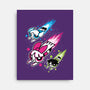 Super Color Girls-None-Stretched-Canvas-nickzzarto