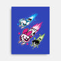 Super Color Girls-None-Stretched-Canvas-nickzzarto