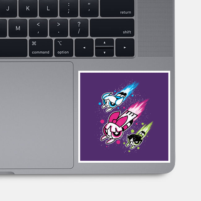 Super Color Girls-None-Glossy-Sticker-nickzzarto