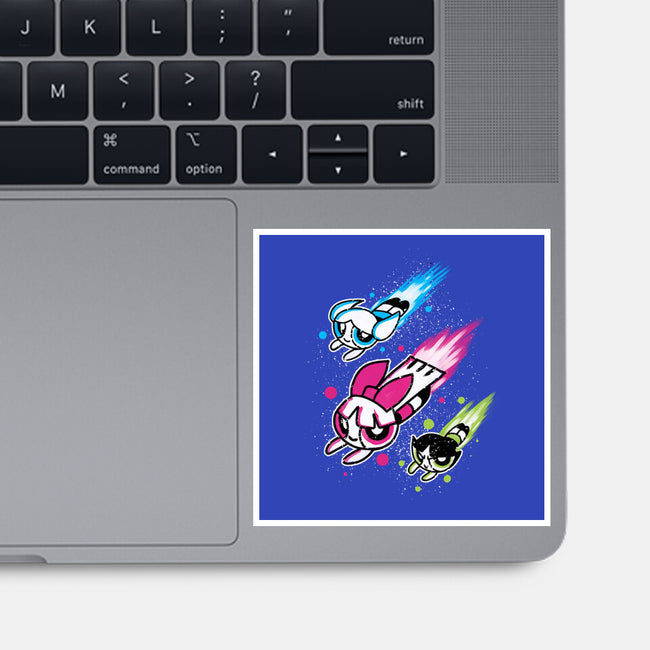 Super Color Girls-None-Glossy-Sticker-nickzzarto