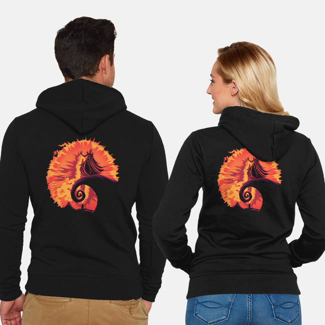 Nightmare Before Conquest-Unisex-Zip-Up-Sweatshirt-rmatix