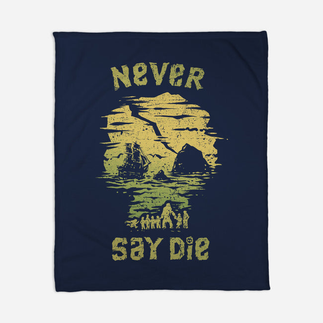 They Never Say Die-None-Fleece-Blanket-kg07