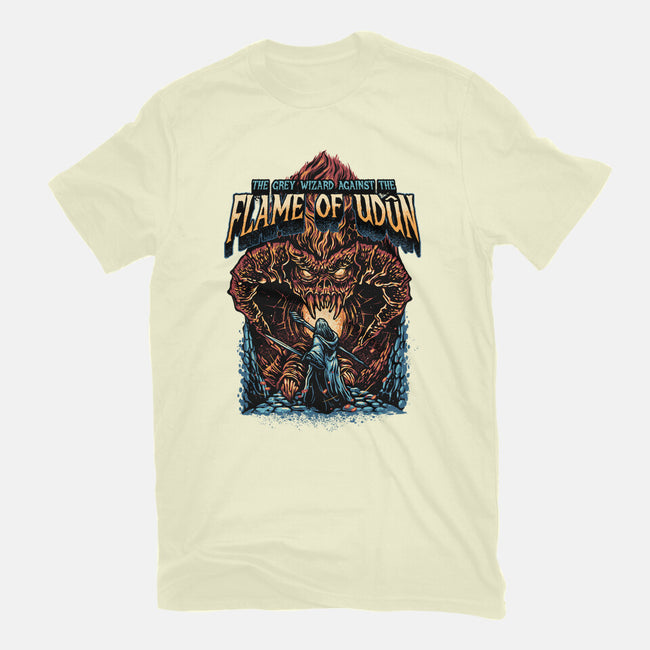 Wizard Against The Flame-Mens-Premium-Tee-glitchygorilla