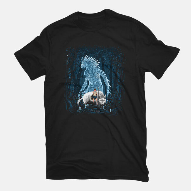 The Princess In The Forest-Unisex-Basic-Tee-zascanauta