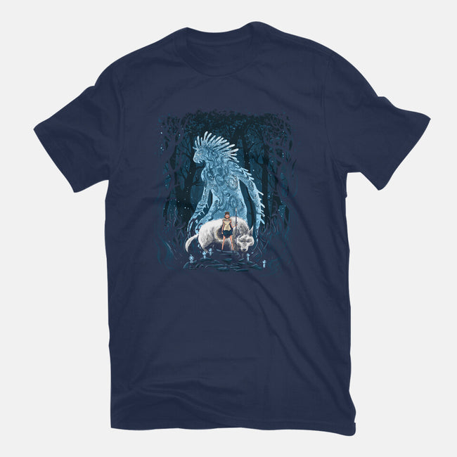 The Princess In The Forest-Unisex-Basic-Tee-zascanauta