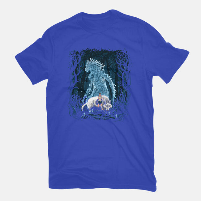 The Princess In The Forest-Unisex-Basic-Tee-zascanauta