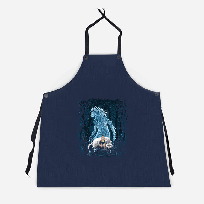 The Princess In The Forest-Unisex-Kitchen-Apron-zascanauta