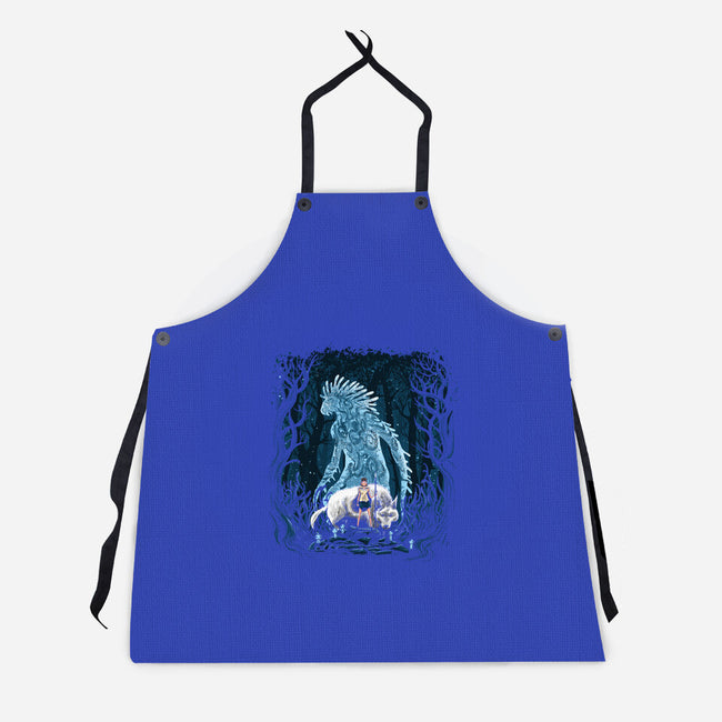 The Princess In The Forest-Unisex-Kitchen-Apron-zascanauta