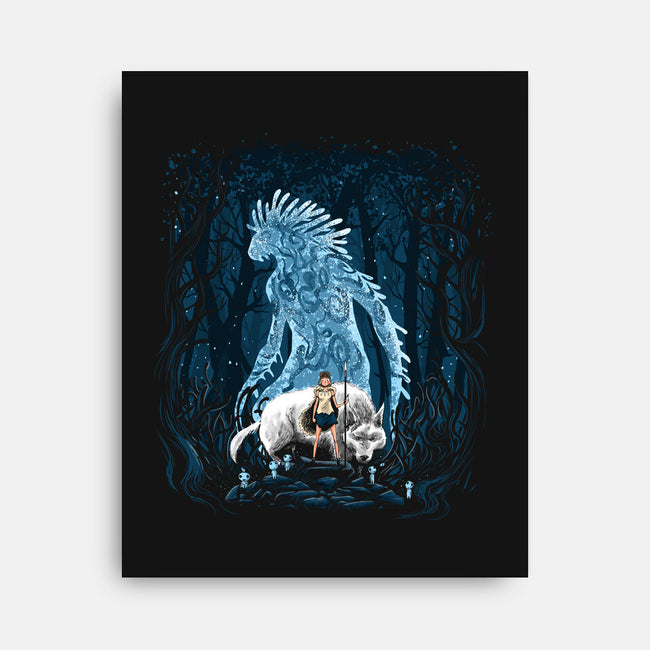 The Princess In The Forest-None-Stretched-Canvas-zascanauta