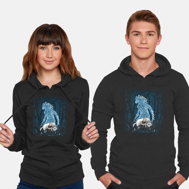 The Princess In The Forest-Unisex-Pullover-Sweatshirt-zascanauta